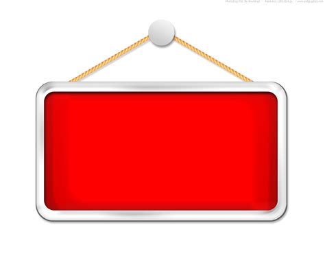 Hanging Red Sign Template Psd Psdgraphics Clipart Best Clipart Best