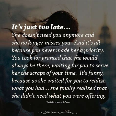 Stop looking back and focus on your beautiful future you have lined up. You're Losing Her Without Even Realizing It | Too late ...