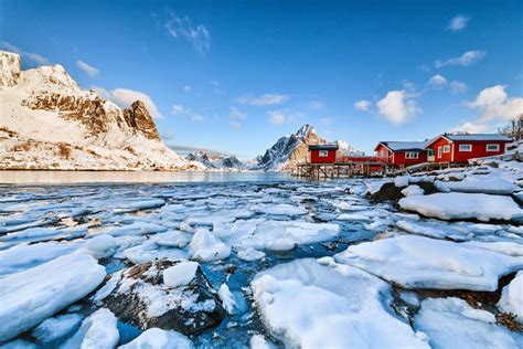 Lofoten Islands Can Be A Balance Between Both Snow And Rain With A