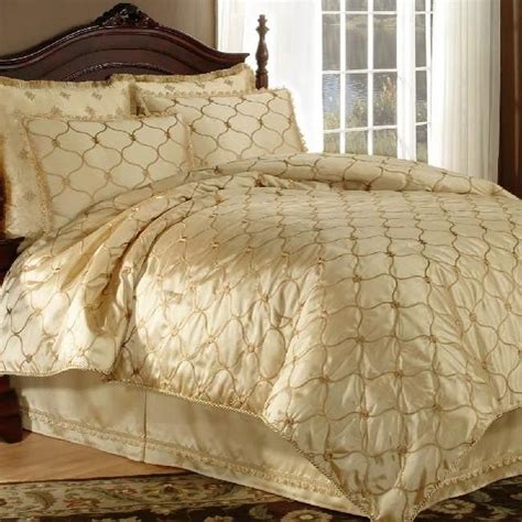 Gold Comforter Set King Sicily Gold Cal King 4 Piece Comforter Set