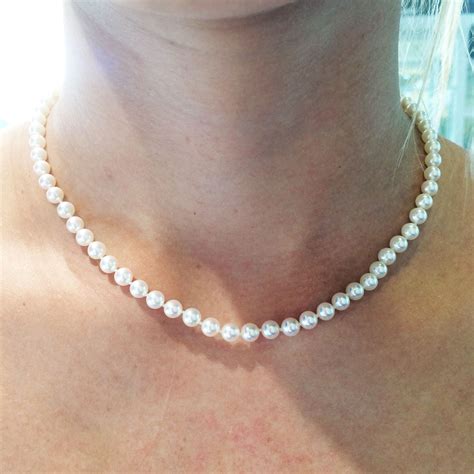 Mikimoto 5 55mm Pearl Graduated Strand Necklace