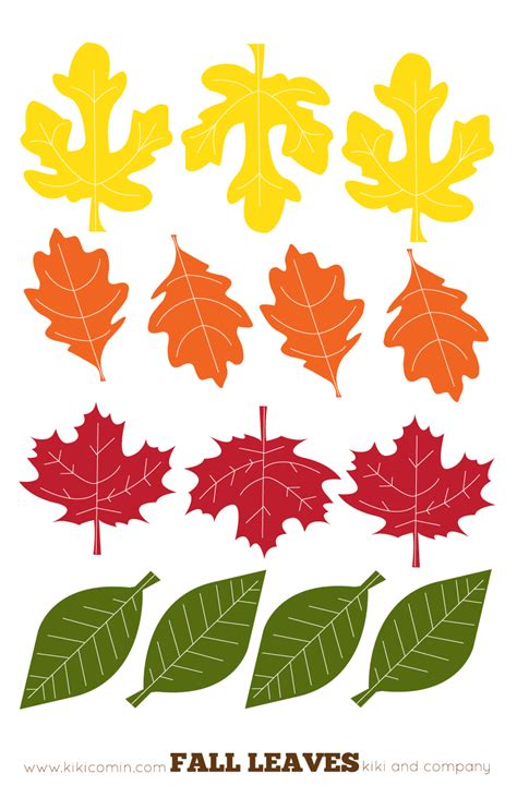 Free Printable Fall Leaves Printable Templates