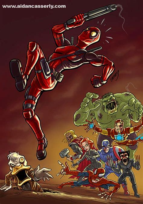 Deadpool Vs Marvel Zombies By Dadahyena