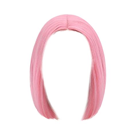 White Wig Short Bob Wigs For Women 12Inch Heat Resisting Middle Part