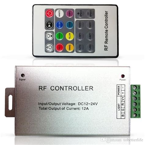 2020 Dc12v 24v 12a Wireless Rf Led Remote Controller 20 Key Rgb Led