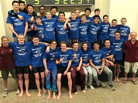 Conestoga Boys Finish First At The Central League Swimming