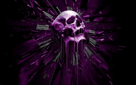 Free Download Abstract Skull Purple Wallpapers Hd Desktop And Mobile