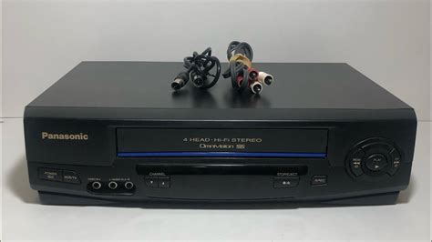 VIDEO TESTED Panasonic PV V4521 4 Head Hi Fi Stereo Omnivision VCR VHS