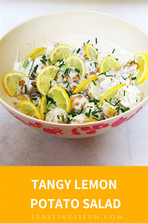 Tangy Lemon Potato Salad Feasting Is Fun
