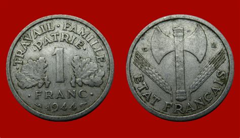 1 franc Francisque 1944 C  Empire des Monnaies