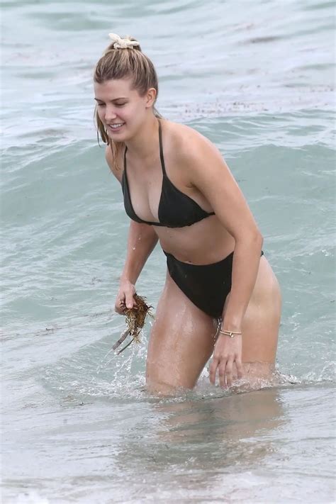 EUGENIE BOUCHARD In Bikini On The Beach In Miami 02 22 2019 HawtCelebs