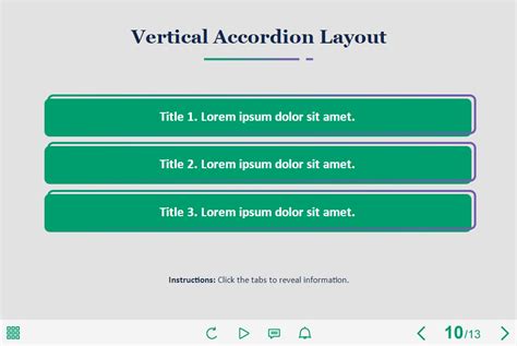 Vertical Accordion — Storyline Template Elearningchips