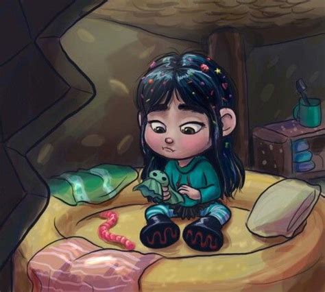 Vanellope With Her Hair Down Disney Art Disney Clipart Wreck It Ralph
