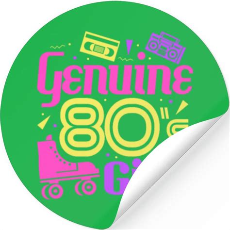 Genuine 80´s Girl The Coolest Decade Ever Sold By Danieskalko Sku