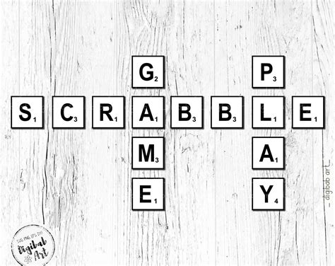 Scrabble Tiles Svg Scrabble Letter Font Tiles Scrabble Png Etsy