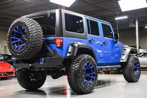 Get both manufacturer and user submitted pics. 2015 Jeep Wrangler Unlimited Sport 7677 Miles Hydro Blue ...