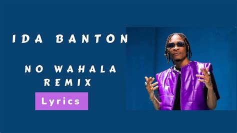 No Wahala Remix Lyrics Youtube