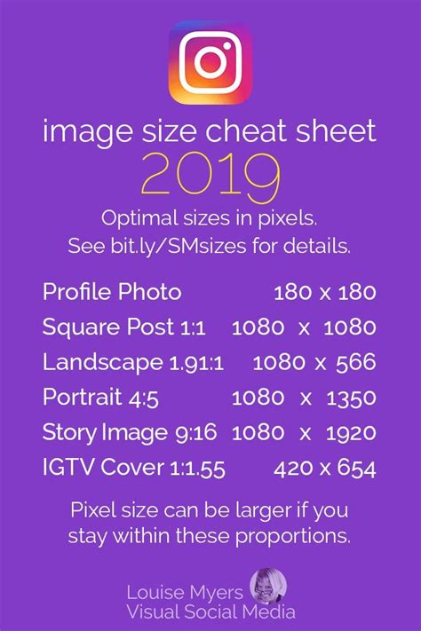 Social Media Cheat Sheet Must Have Image Sizes Vrogue