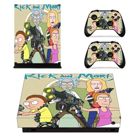 Rick And Morty For Xbox One X And Controllers Skin Sticker Decal