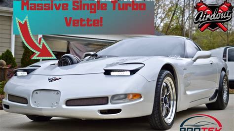 Massive Single Turbo C5 Z06 Corvette Corvette Innovatonz Youtube