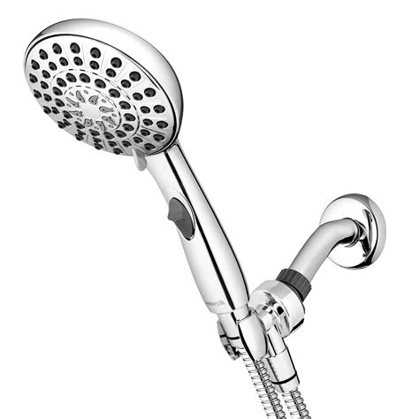 Home Elegant And Convenient Delta 7 Spray Handheld Showerhead In Brushed Nickel Home And Garden