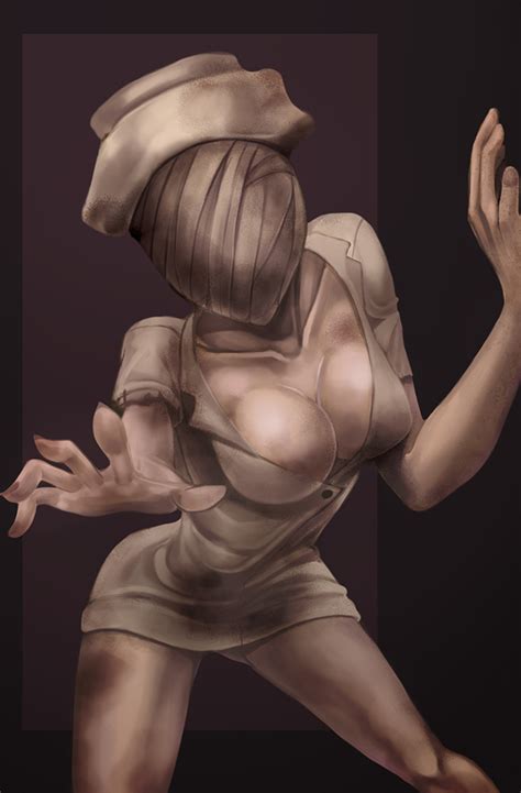Bubble Head Nurse Silent Hill And 1 More Drawn By Mikanrenshu Chu