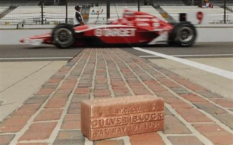 Original Brick Start Finish Line Indy Cars Indianapolis Motor