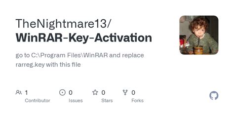 GitHub TheNightmare13 WinRAR Key Activation Go To C Program Files