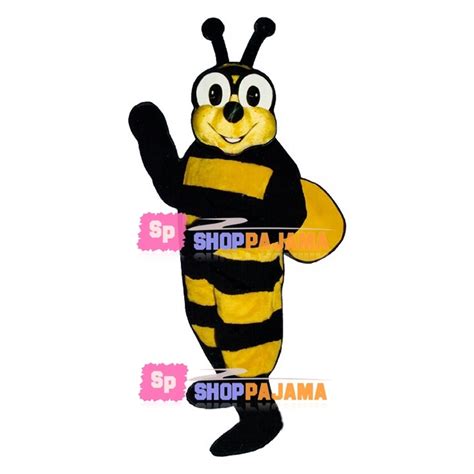 Cartoon Honey Bee Mascot Costume