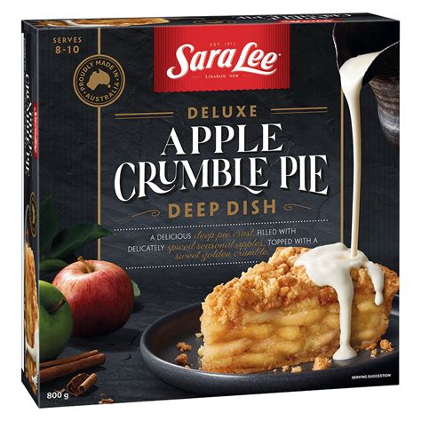 Deluxe Apple Crumble Pie Sara Lee