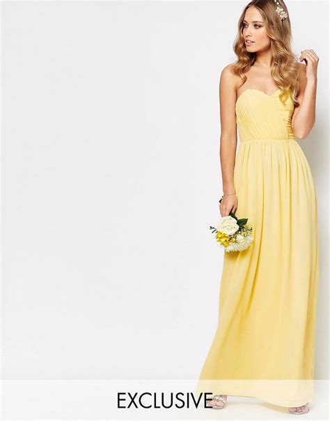 Wedding Ideas By Colour Pastel Yellow Bridesmaid Dresses Country