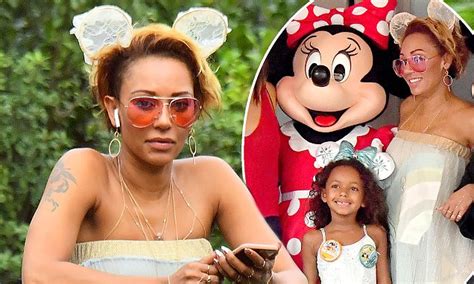 Mel B Takes Daughter Madison To Disneyland For Birthday Daily Mail Online