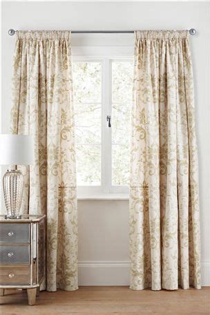 I ordered the 120 to create puddles and frame a. Gold Damask Curtains. Great addition to a #beige #bedroom ...