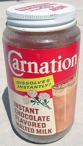 Carnation Chocolate Malted Milk 1950s Flickr Photo
