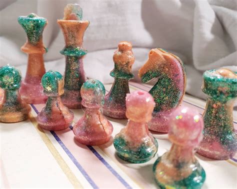 Fairy Dust 16 Piece Chess Set Etsy