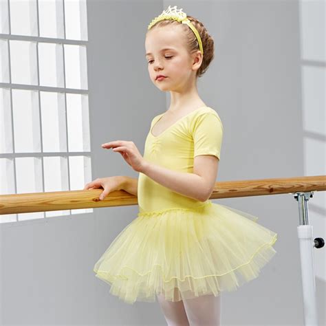 2017 Girl Childs Kids Ballet Dance Dress 6colors Ruched Tulle