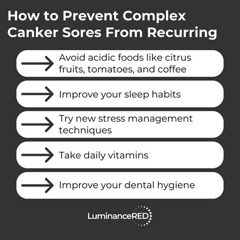 Complex Canker Sores What They Are And How To Treat Them Luminance Red