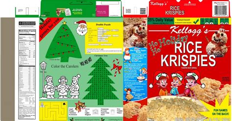 Different components that made up the cereal box book report included: My Art School Designs: 3D Cereal Box Design