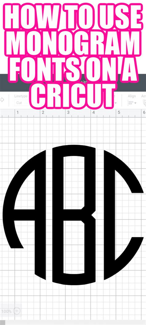 The Best Monogram Fonts And Using Them In A Cricut Angie Holden The