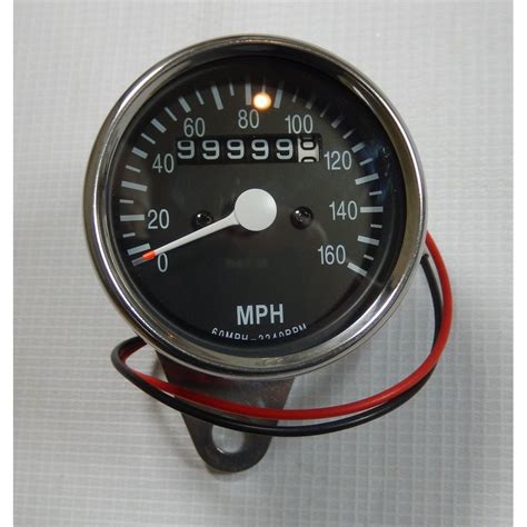 Honda Speedometer Mph 0 160 Mph Mechanical Driven Stainless Steel