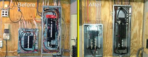 A contemporary main panel receives three incoming electrical service wires and routes smaller cables and wires to subpanels and circuits throughout the house. Electrical Service | Electrical Repair | Electrical Contractors Butler PA