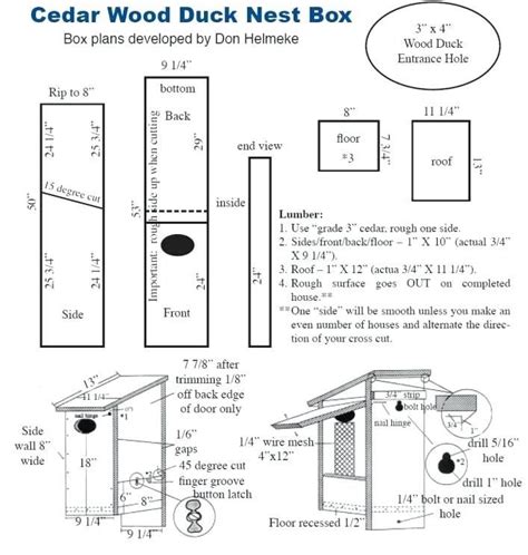 Using old wood panels, you can make this useful and aesthetic pleasing hanging frame. 11 Mallard Duck Nesting Box Plans in 2020 | Duck house ...