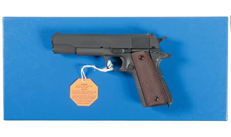 Colt Wwii Reproduction 1911a1 Semi Automatic Pistol With Box