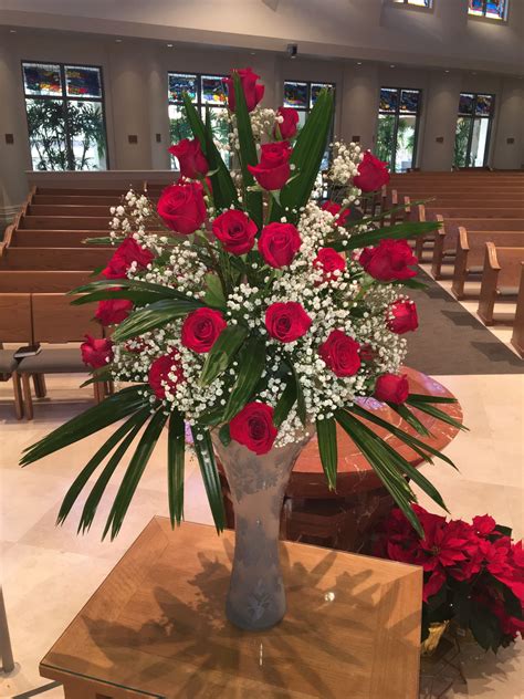 Pin By K Hawry On Church Flower Floral Arrangements Valentine Flower