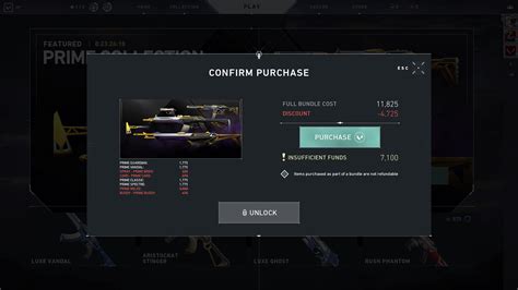 Confirm Purchase Valorant Interface In Game