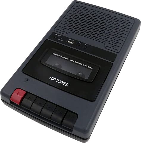 Riptunes Portable Cassette Recorder Player Tape To Usb Audio Music Digital Converter Retro
