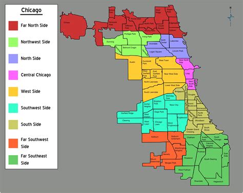 Chicago Districts Map 