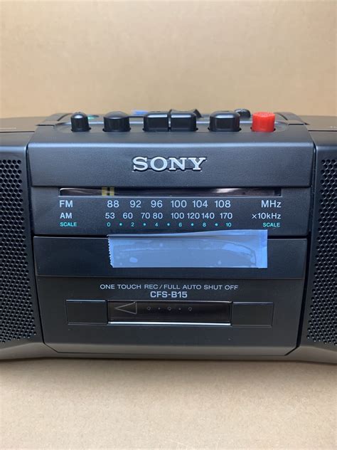 New Open Box Vintage Sony Cfs B Radio Cassette Recorder Boombox