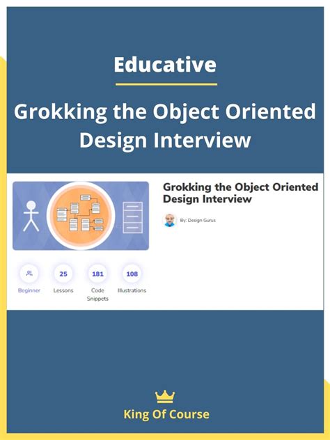 Educative – Grokking the Object Oriented Design Interview