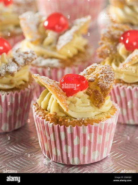 Fairy Cakes Traditional British Style Cupcake Uk Food Stock Photo Alamy